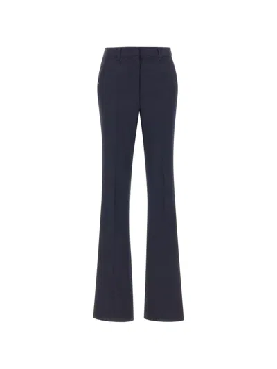 Marella Pietre Flared Trousers In Blue