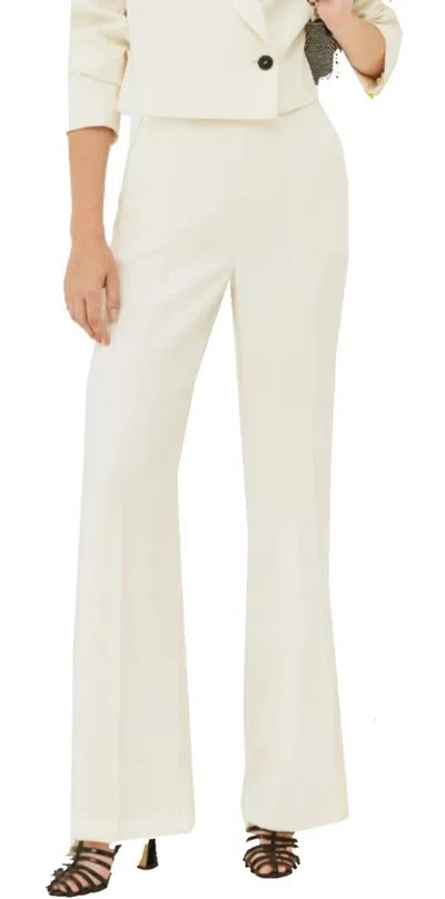 Marella Plata Pant In Wool White