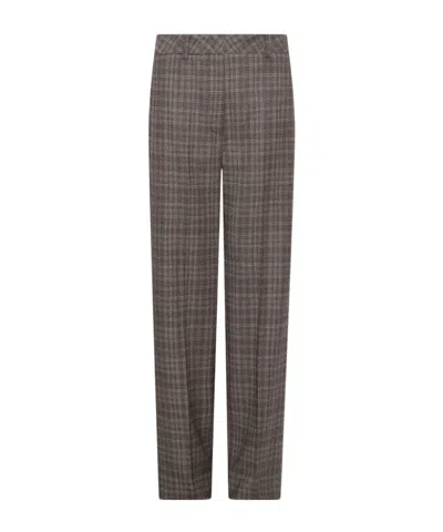 Marella Pleated Casual Trousers In Brown