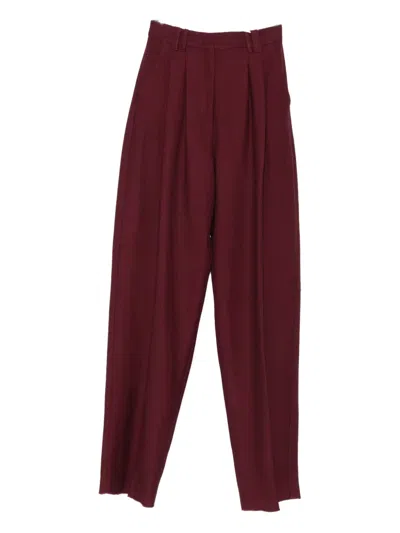MARELLA PLEATED HIGH-WAISTED TROUSERS