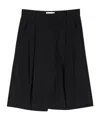 Marella Pleated Shorts In Black