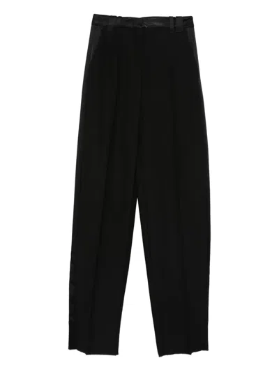 Marella Pleated Trousers In Black