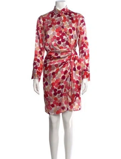 Pre-owned Marella Polka Dot Print Mini Dress In Multi