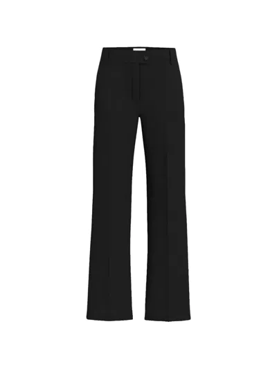 Marella Pressed-crease Tailored Trousers In Black