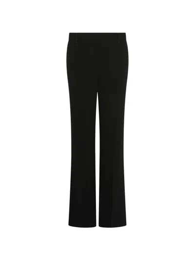 Marella Pressed-crease Trousers In Black