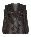 Marella Printed Blouse In Brown