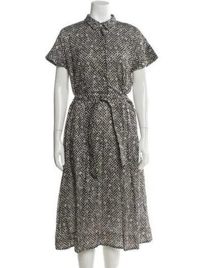 Pre-owned Marella Printed Midi Length Dress In Multi