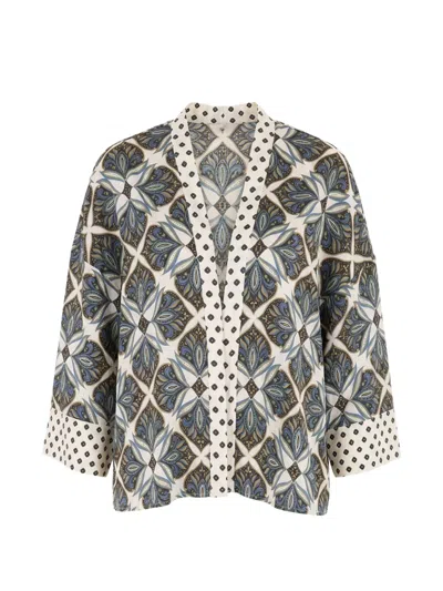 Marella Printed Shirt In Gray