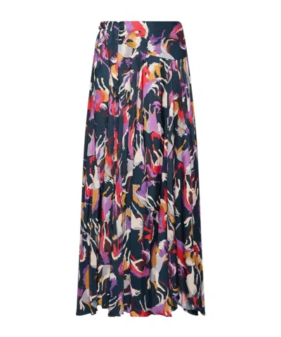 Marella Printed Skirt In Multi