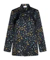 Marella Black Abstract Spotted Pattern Blouse In Blue