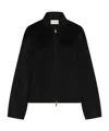 Marella Pure Wool Bomber Jacket - Black In Black