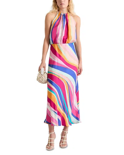 Marella Quiete Silk Twill Dress In Multi