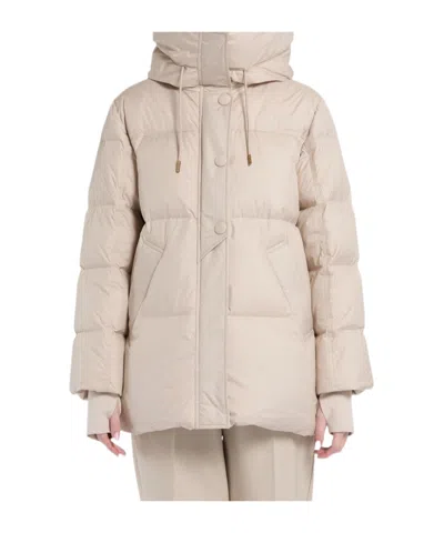 Marella Quilted Down Jacket In Orange