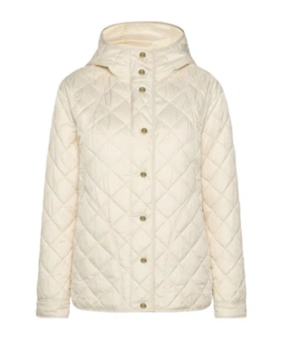 Marella Quilted Down Jacket In Neutral