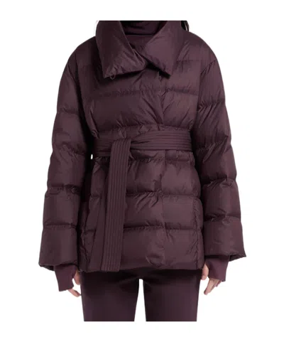 Marella Quilted Down Jacket In Purple