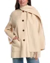 Marella Rally Wool-blend Coat In Neutral