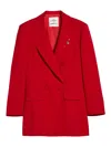 Marella Red Blazer In Red