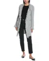 Marella Regina Wool-blend Jersey Coat In Gray