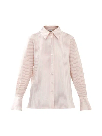 Marella Reperto Striped Shirt In Pink
