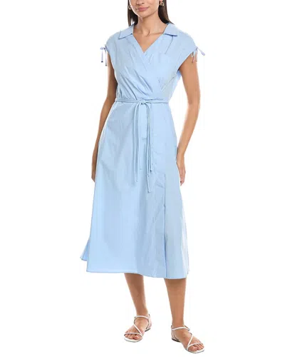 Marella Rivera Wrap Dress In Blue