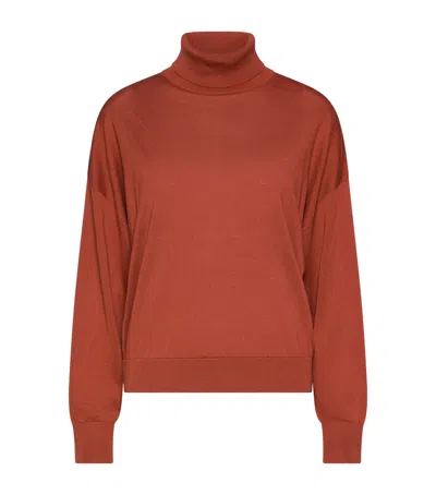 Marella Turtleneck Woman Rust In Brown