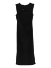 Marella Rose-embellished Sleeveless Midi Dress In Black