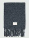 Marella Scarf Woman Anthracite In Blue