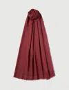 Marella Scarf Woman Red In Burgundy