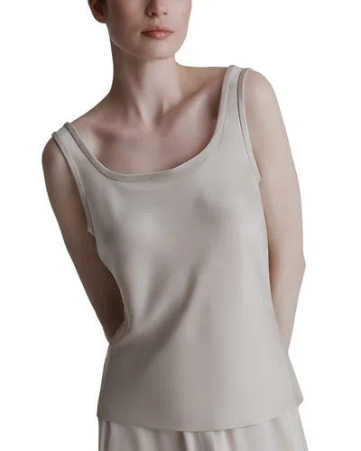 Marella Scoop Neck Top In Gray