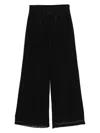 Marella Sequin-embellished Wide-leg Trousers In Black