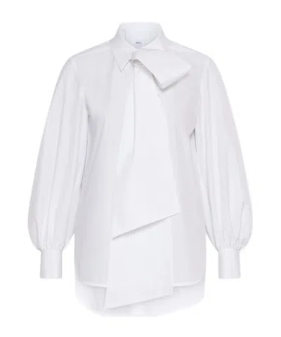Marella Shirt With Bow Detail In White
