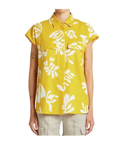 Marella Short Sleeve Shirt In Yellow