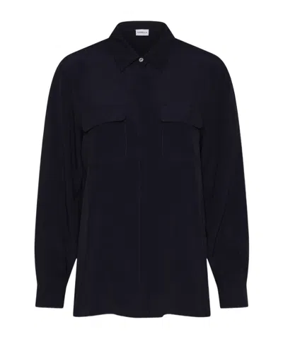 Marella Silk-blend Shirt In Blue