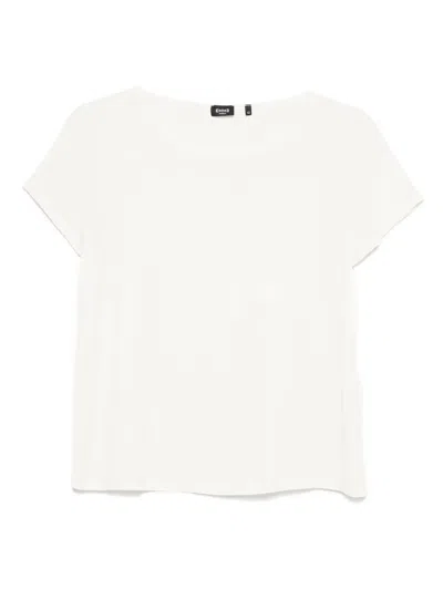 Marella Silk-blend T-shirt In White