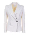 Marella White Single Breasted Jacket