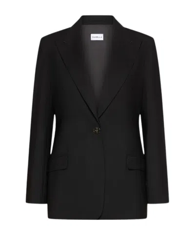 Marella Single-breasted Blazer In Black