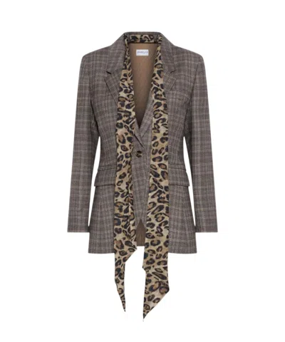 Marella Single-breasted Blazer In Gray
