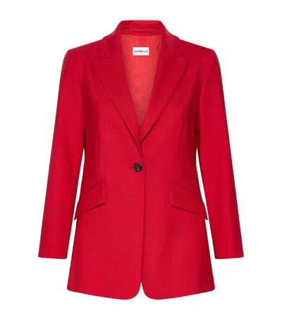 Marella Single-breasted Blazer In Red