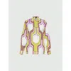 Marella Sirena Geometric-print Button-down Blouse