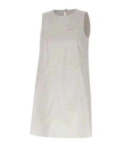 Marella Sleeveless Dress In White
