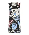 Marella Sleeveless Macro-print Dress - Wool White In Multi