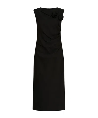 Marella Slim-fit Sable Dress - Black
