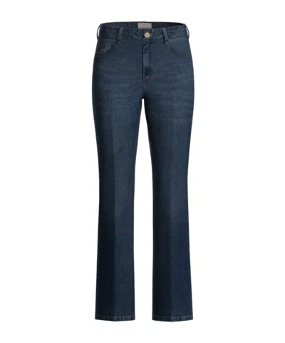 Marella Slim Flared Jeans In Black