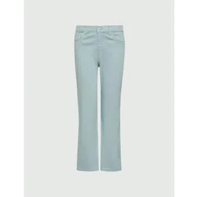 Marella Soft Blue Crop Flare Jeans