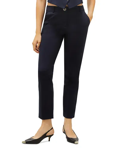 Marella High-waisted Trousers In Black