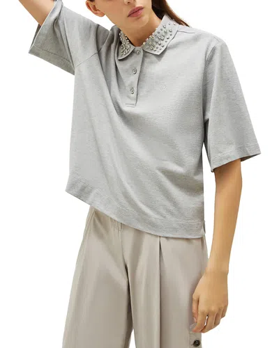 Marella Sport Gonzaga Shirt In Melange Grey