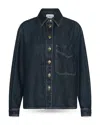Marella Sport Nava Denim Shirt In Blue Jeans