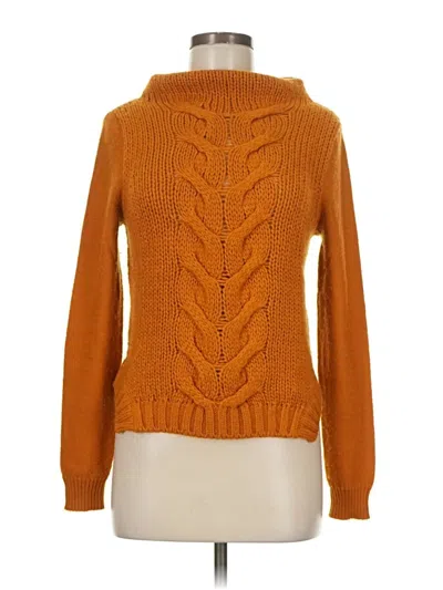 Pre-owned Marella Sport Turtleneck Sweater In Orange