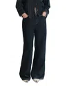 Marella Sport Wide Leg Jeans In Midnight Blue In Midnightblue