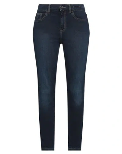 Marella Sport Woman Jeans Blue Size 14 Cotton, Polyester, Viscose, Elastane